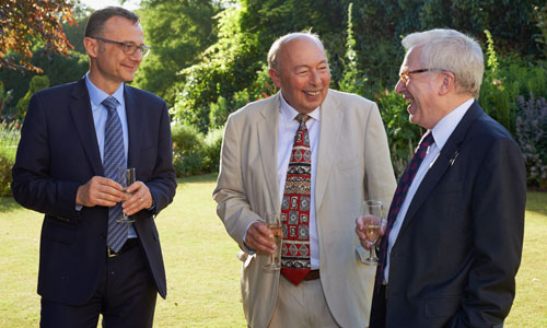 John Forrester with Phil Allmendinger and Martin Daunton