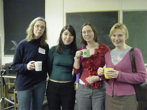 Anke Timmermann, Erica Charters, Melanie Keene and Catherine Jackson