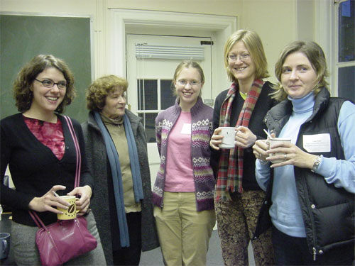 Stamatina Mastoraku, Irena McCabe, Melinda Baldwin, Ulrike Wunderle and Gina Dahl