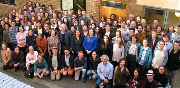 Group photo of staff and students