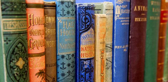Natural history books in the Whipple Library
